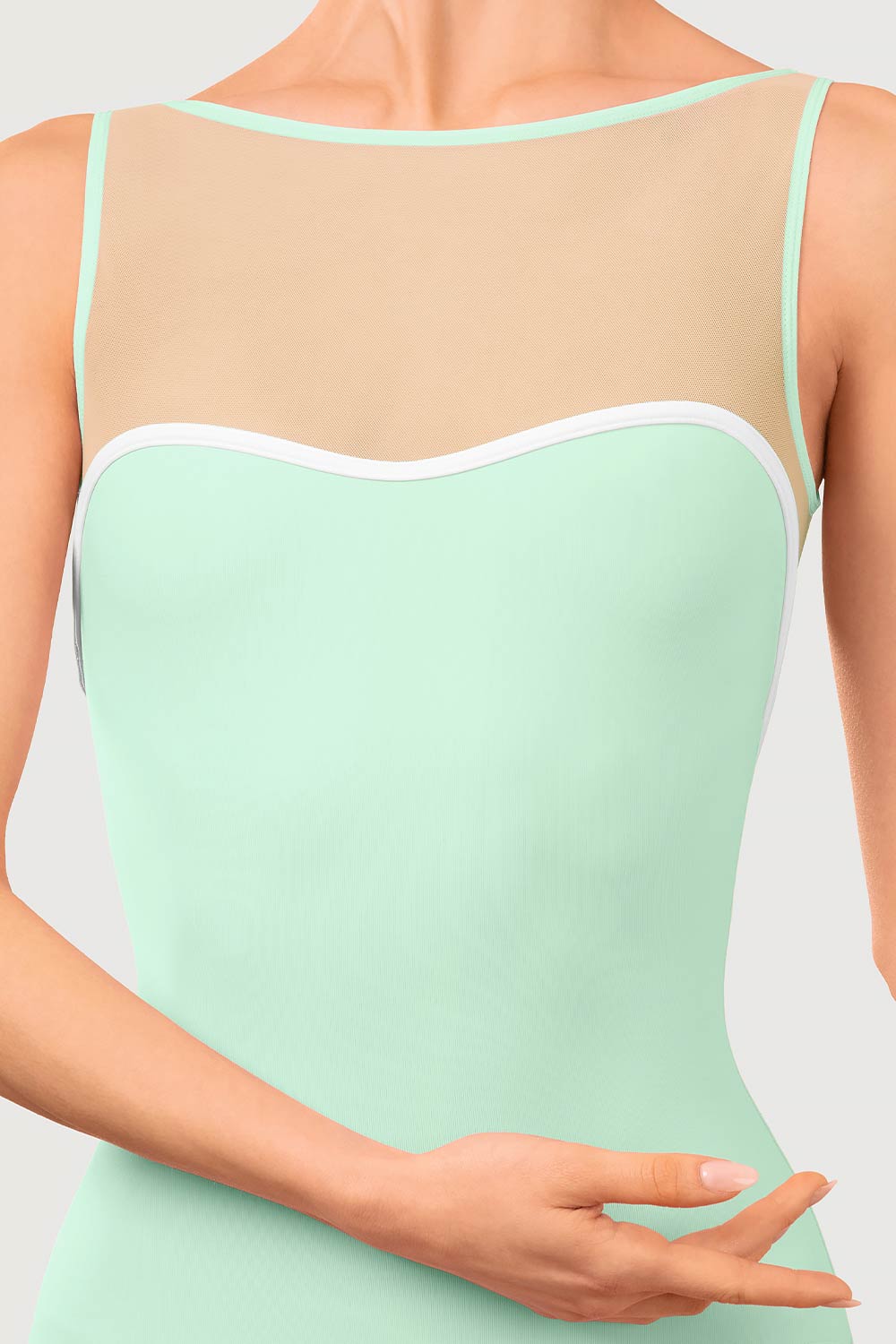 LB5260 - Bloch Arno Womens Boat Neck Leotard - Image 3