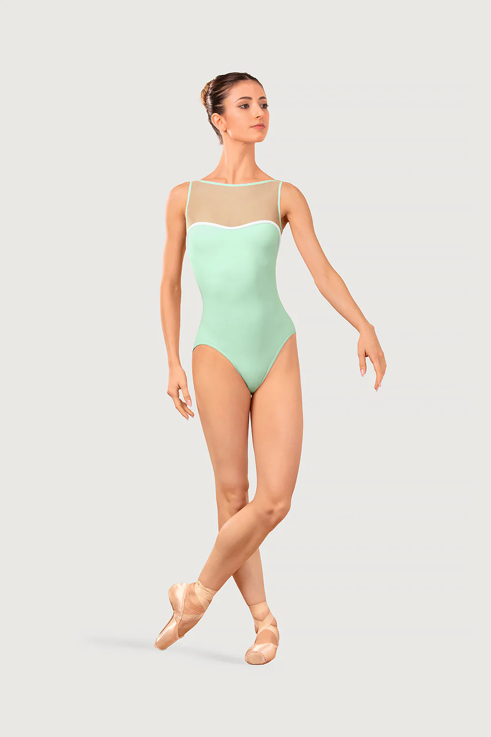 LB5260 - Bloch Arno Womens Boat Neck Leotard - Image 4