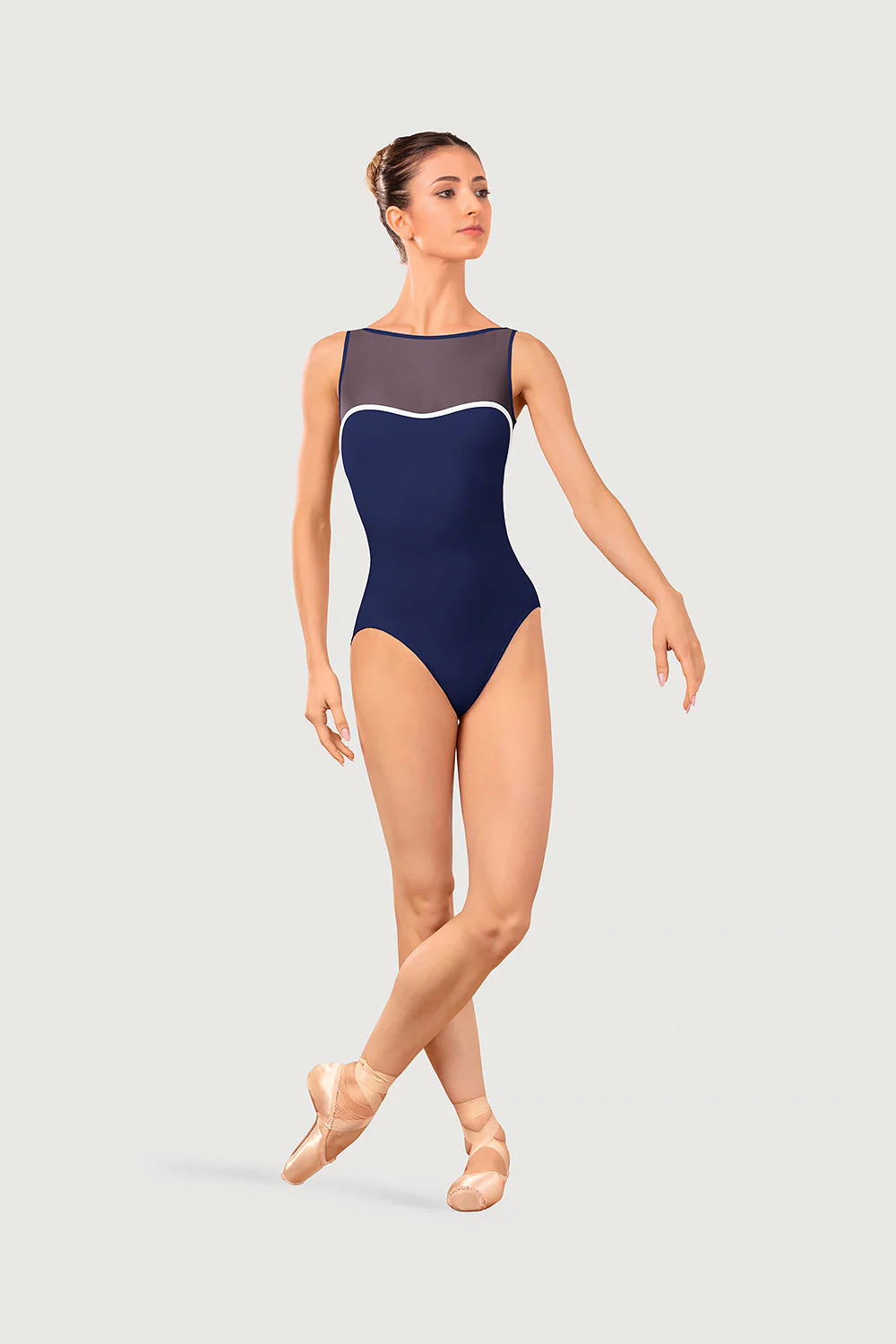 LB5260 - Bloch Arno Womens Boat Neck Leotard - Image 4