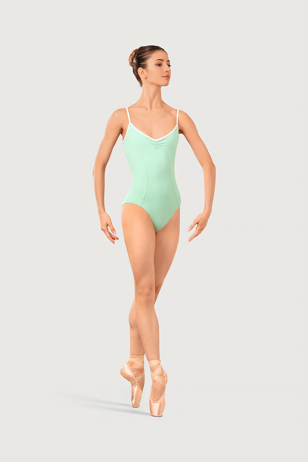 LB5261 - Bloch Arve Soft Gathered Front & Back Womens Leotard - Image 5