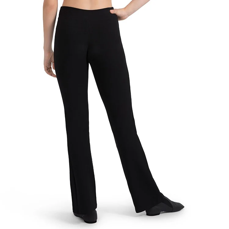 P3401LN - Bloch V Front Womens Full Length Jazz Pants - Image 2