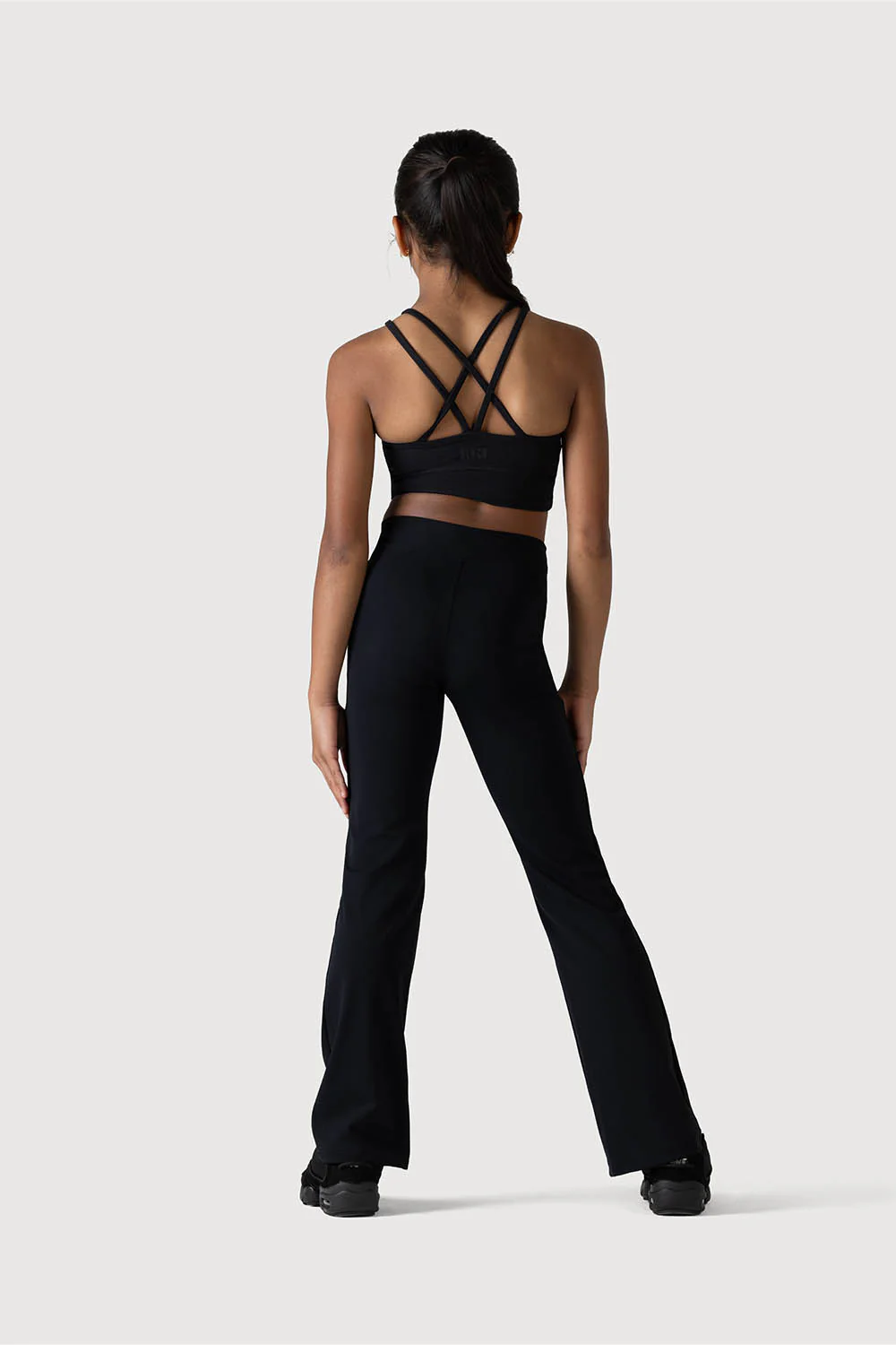 P5227G - Bloch Hope Full Length Girls High Cross Over Pant - Image 4