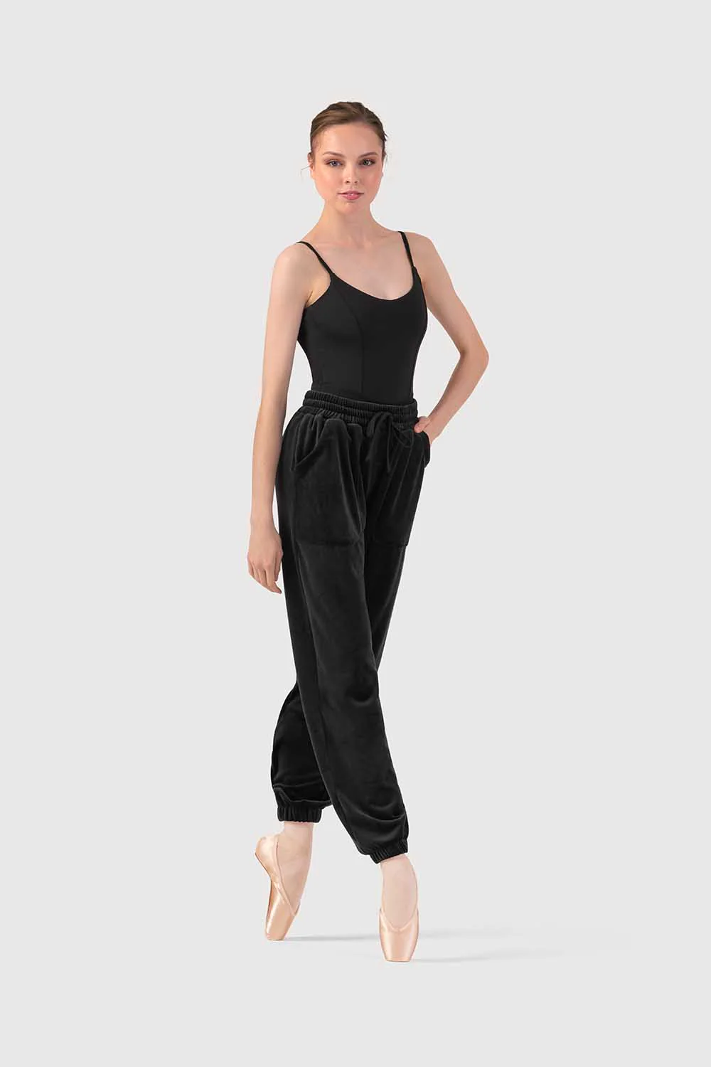 P580003 - Bloch Gloria Womens Velvet Sweatpant - Image 4