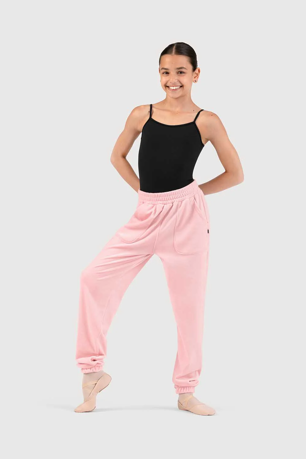 P580004G - Bloch Nicole Girls Velvet Sweatpant - Image 4