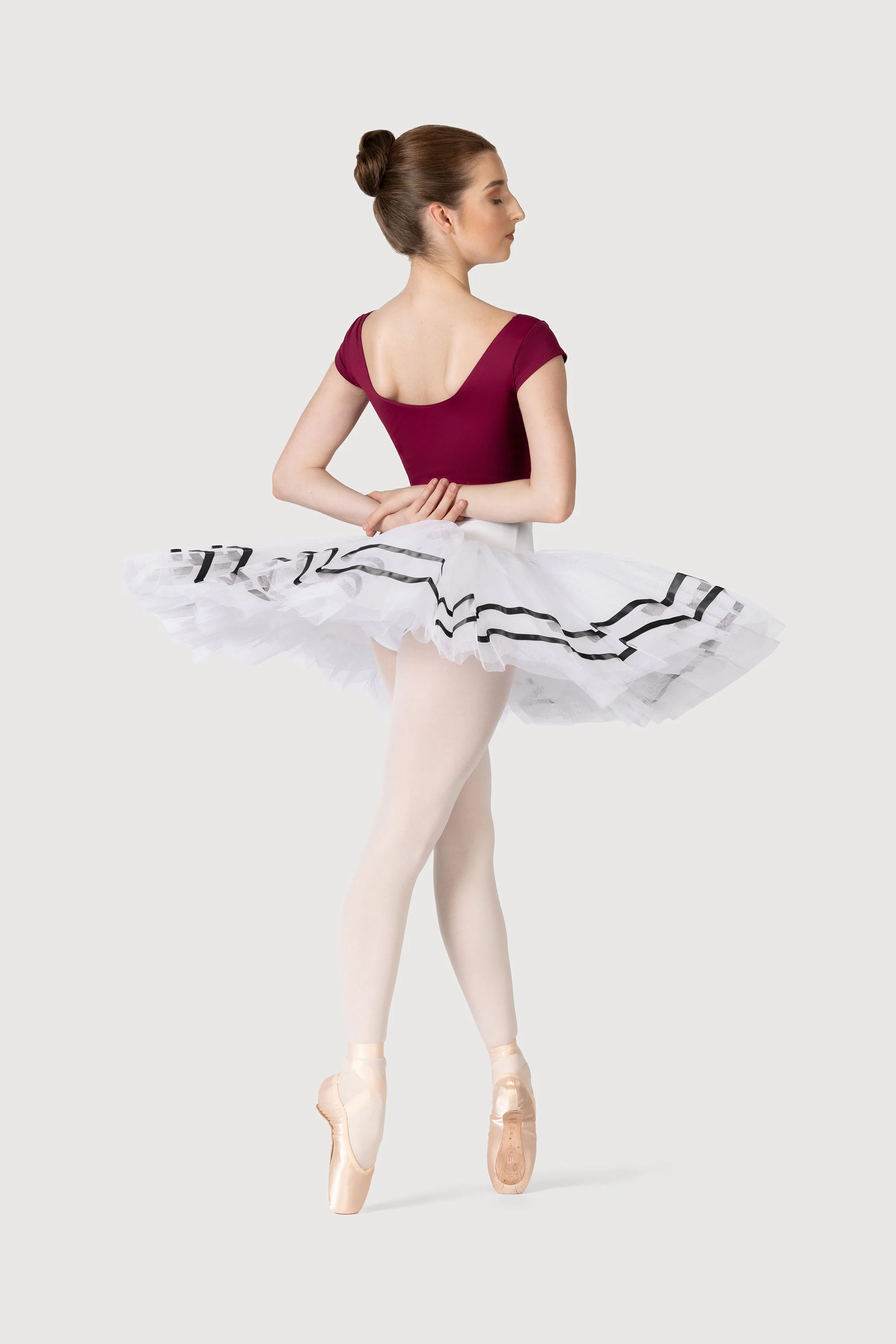 R0121L - Bloch Nadia Womens Ribbon ½ Tutu Skirt - Image 2