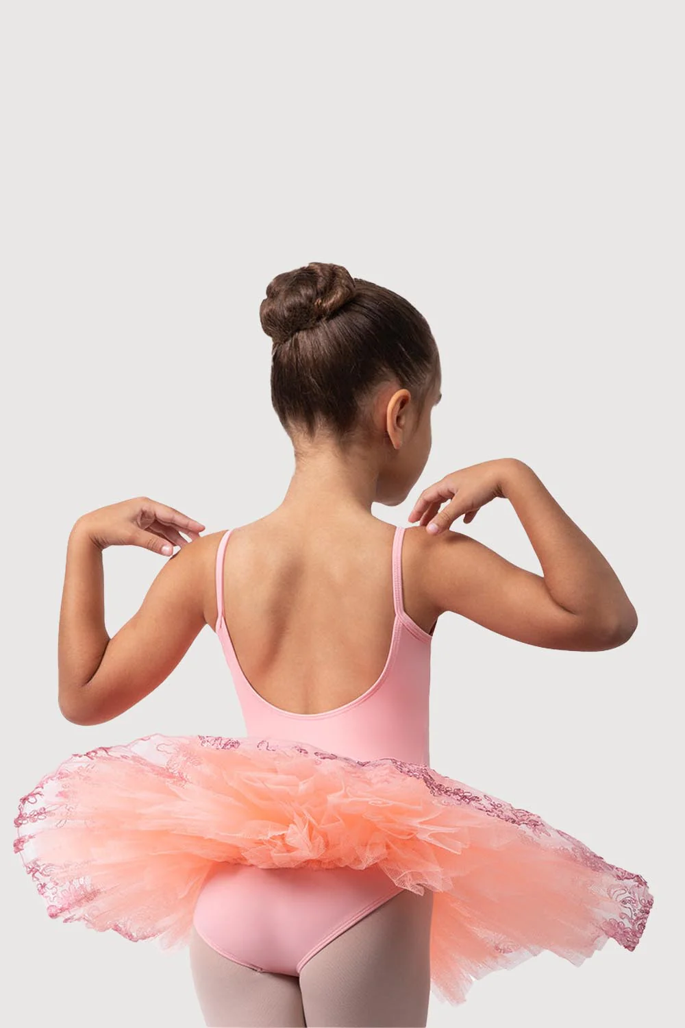 R0820G - Bloch 'Perlaida' Sequin Overlay Girls Tutu Dress - Image 2