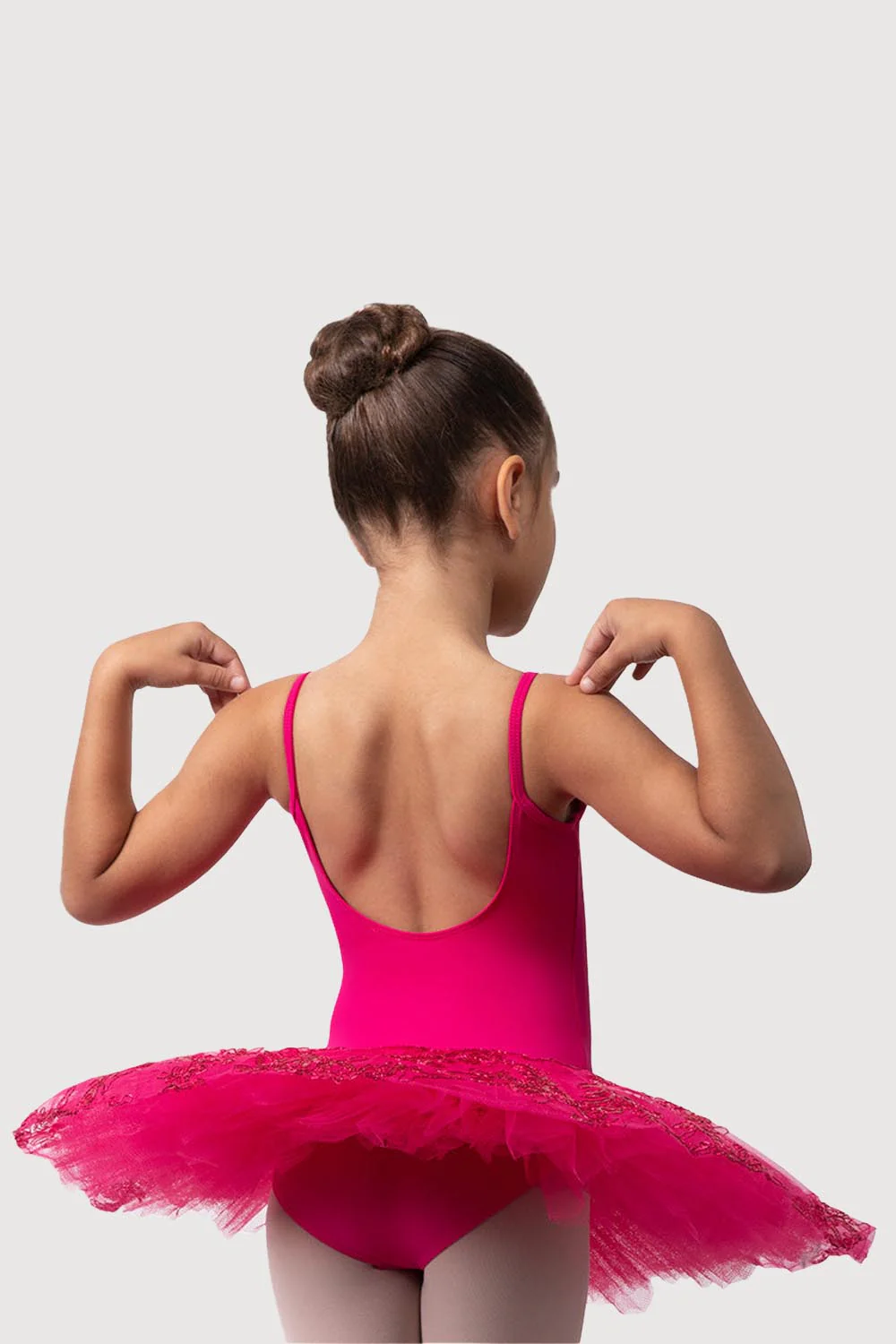 R0820G - Bloch 'Perlaida' Sequin Overlay Girls Tutu Dress - Image 2