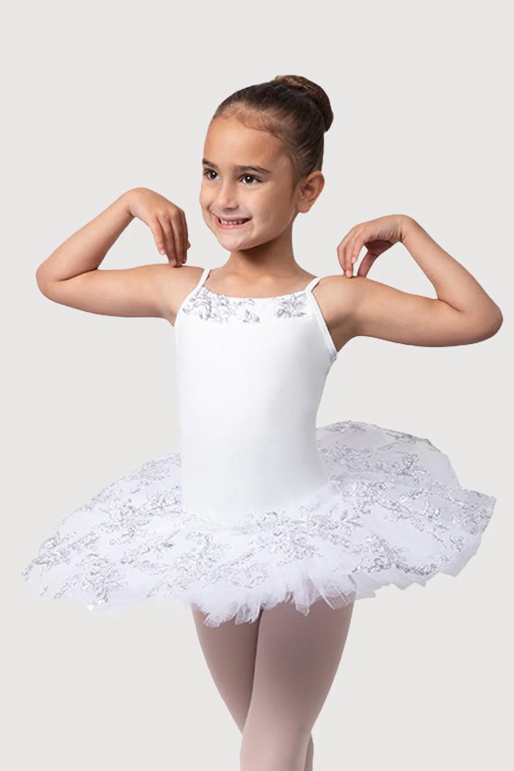 R0820G - Bloch 'Perlaida' Sequin Overlay Girls Tutu Dress