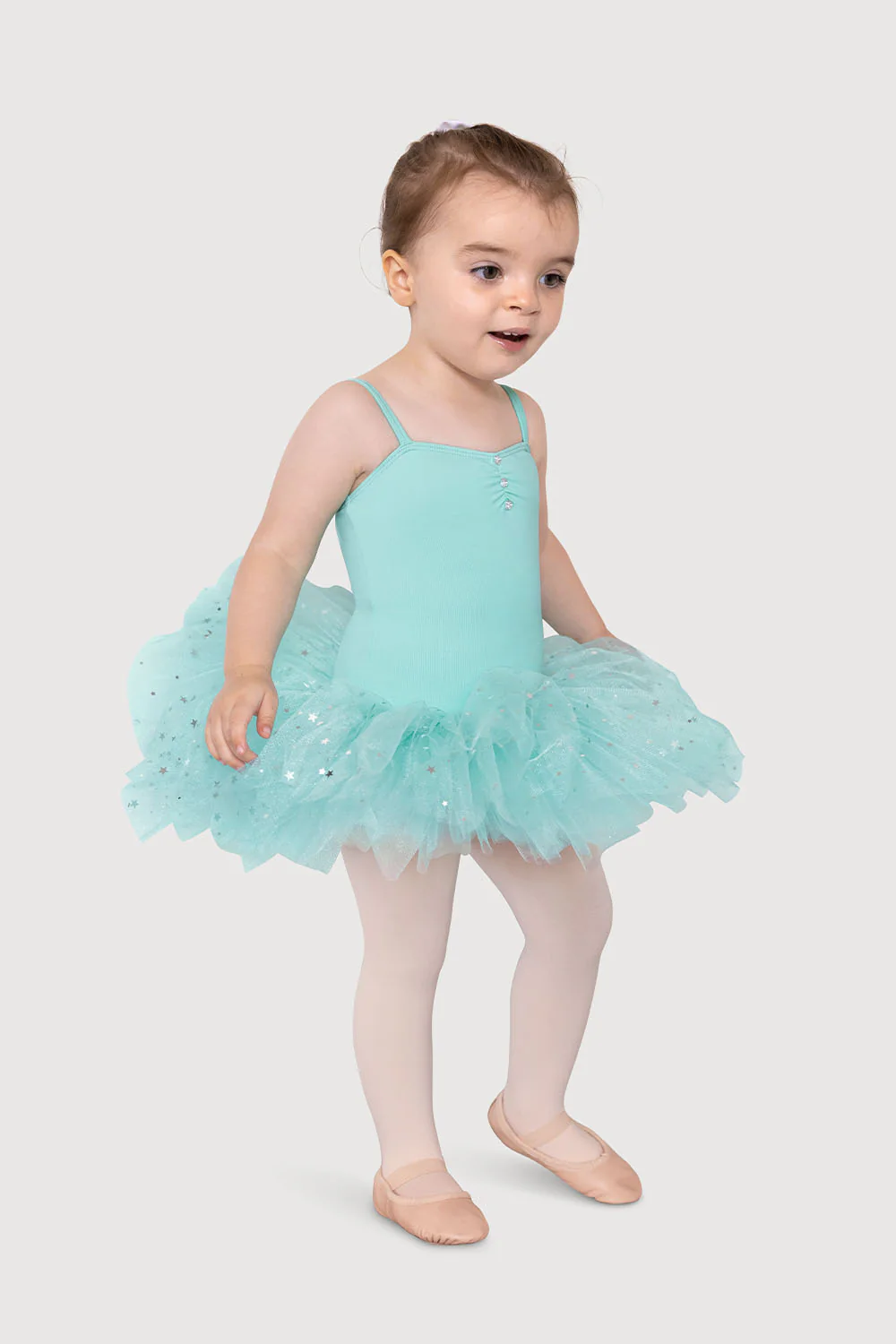 R0852G - Bloch 'Estrella' Stars & Moons Girls Tutu Dress - Image 3