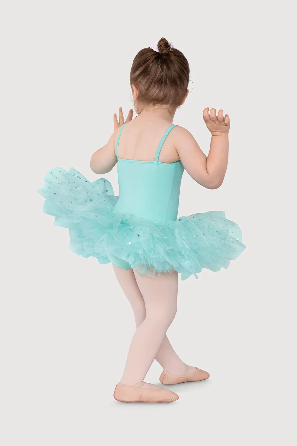 R0852G - Bloch 'Estrella' Stars & Moons Girls Tutu Dress - Image 4