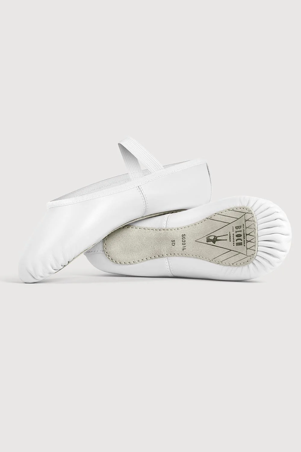 S0201G - Bloch Prolite Leather Childrens Ballet Flat - Image 3