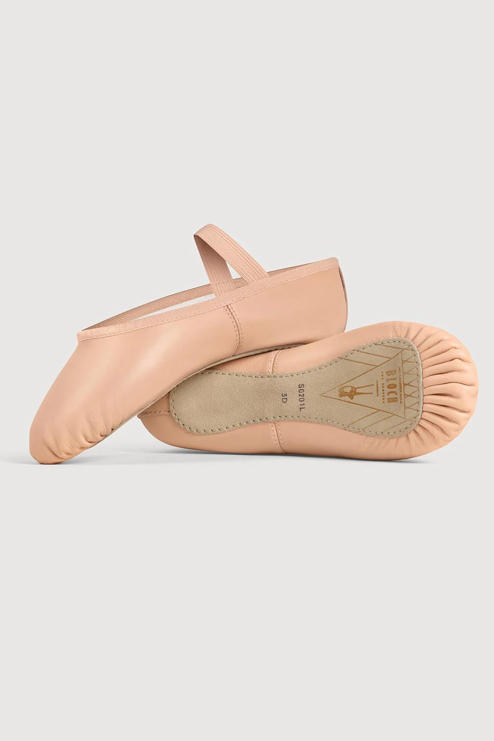 S0201G - Bloch Prolite Leather Childrens Ballet Flat - Image 4