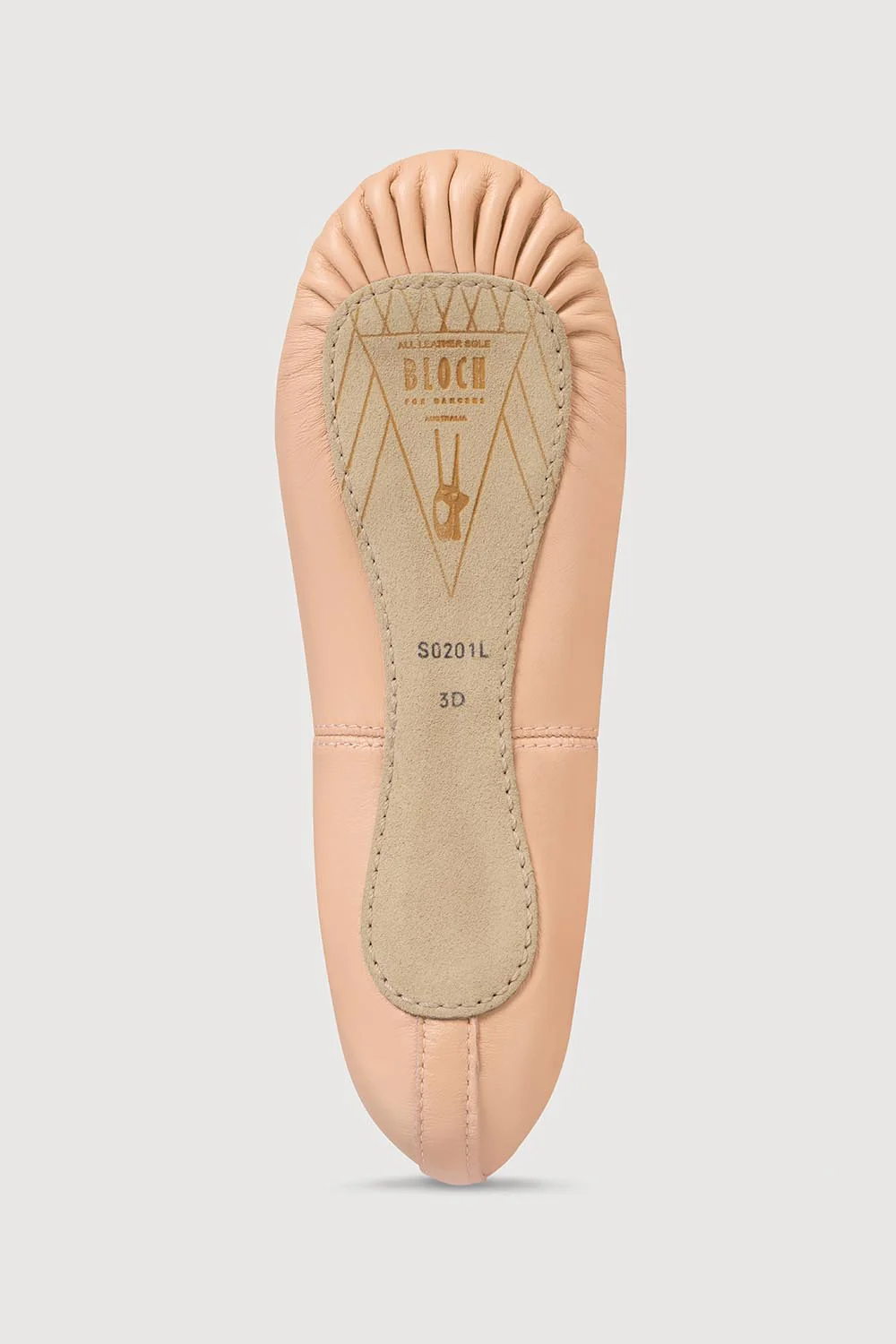 S0201G - Bloch Prolite Leather Childrens Ballet Flat - Image 6