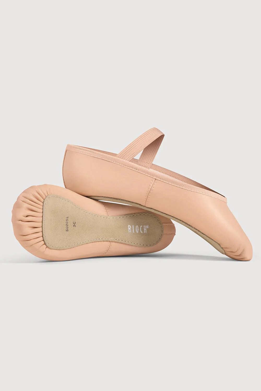 S0205T - Bloch Dansoft Leather Toddlers Ballet Flat - Image 3