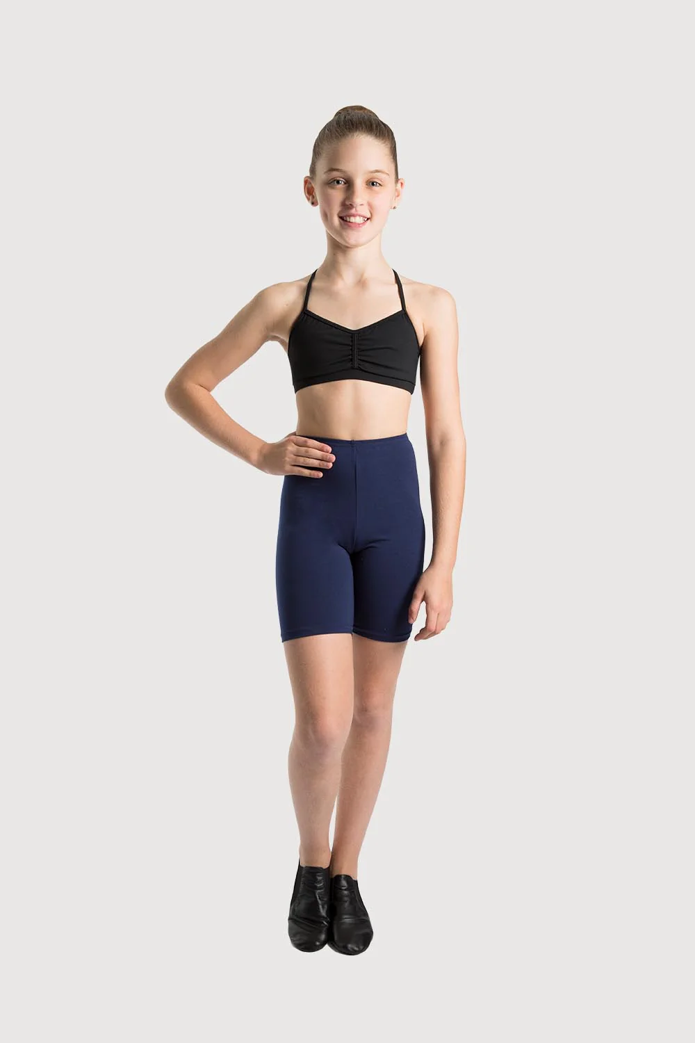 T3412G - Bloch Basic Bike Length Girls Short - Image 3