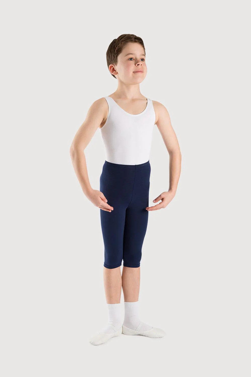 T3450G - Bloch Brady Boys Fitted Knee Length Tights - Image 3