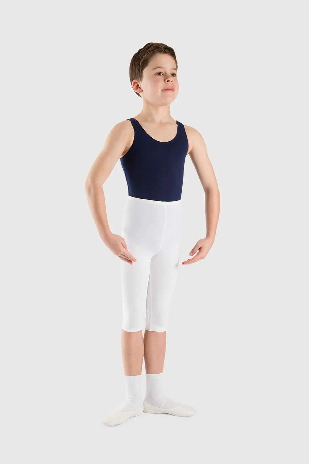 T3450G - Bloch Brady Boys Fitted Knee Length Tights - Image 3