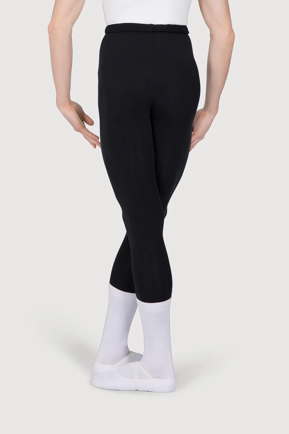 T3800HW - Bloch Verne Extra High Waist Mens Fitted Full Length Tight - Image 2