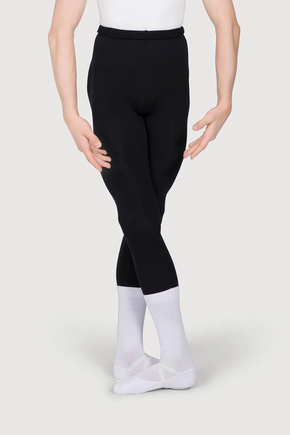 T3800HW - Bloch Verne Extra High Waist Mens Fitted Full Length Tight - Image 3