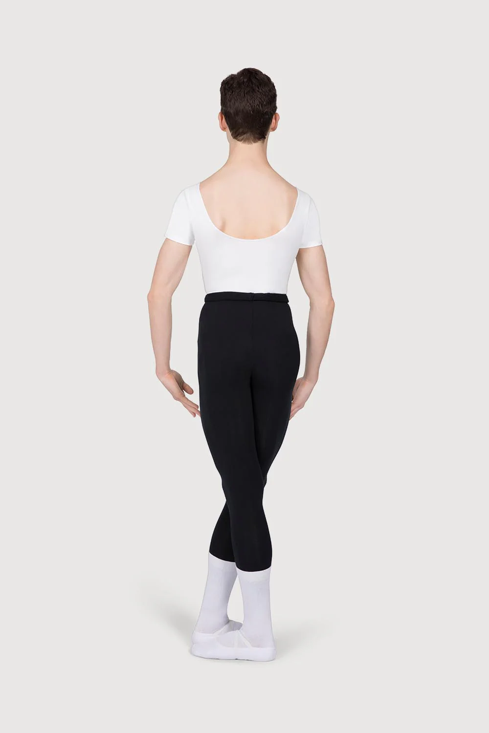 T3800HW - Bloch Verne Extra High Waist Mens Fitted Full Length Tight - Image 4