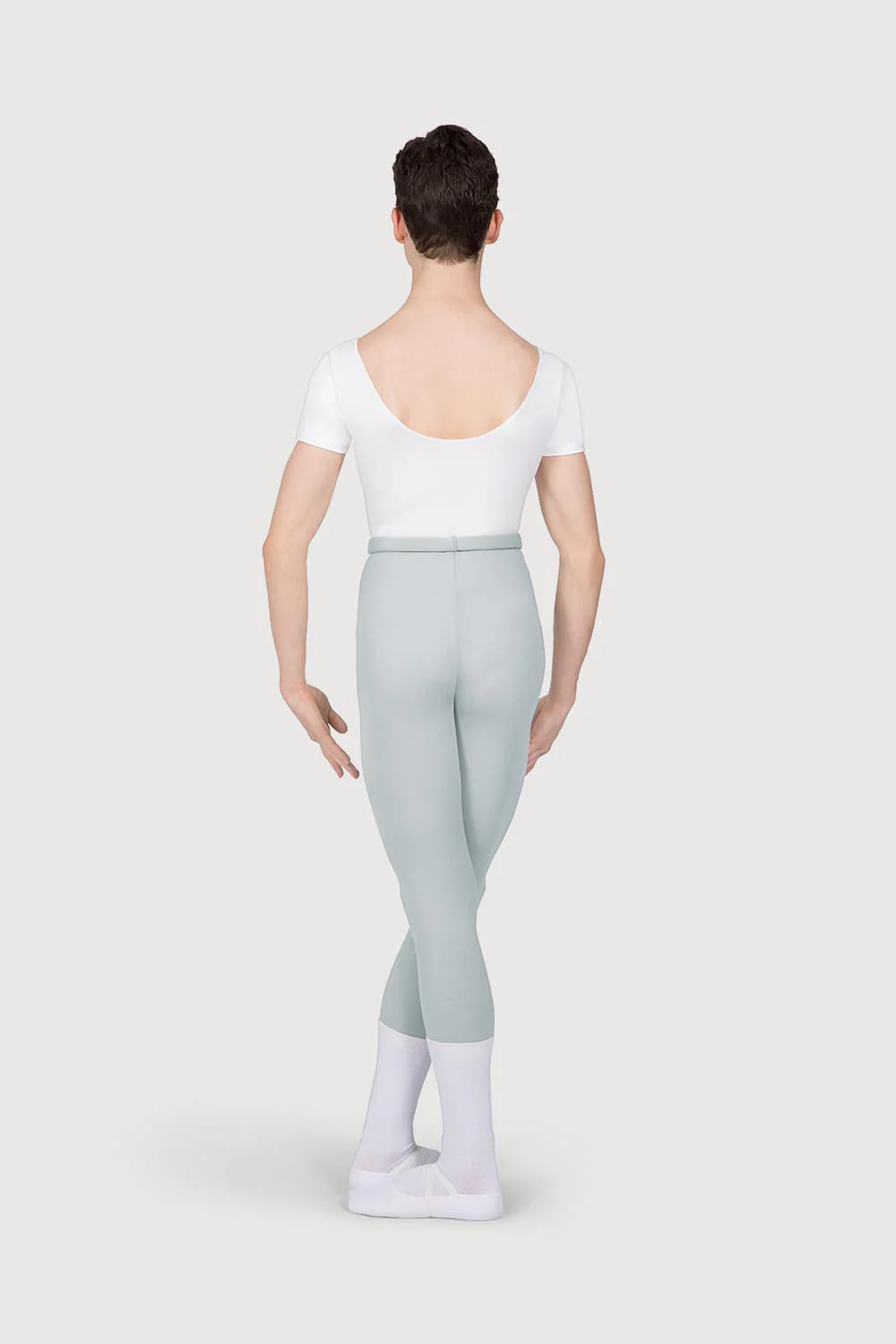T3800HW - Bloch Verne Extra High Waist Mens Fitted Full Length Tight - Image 4