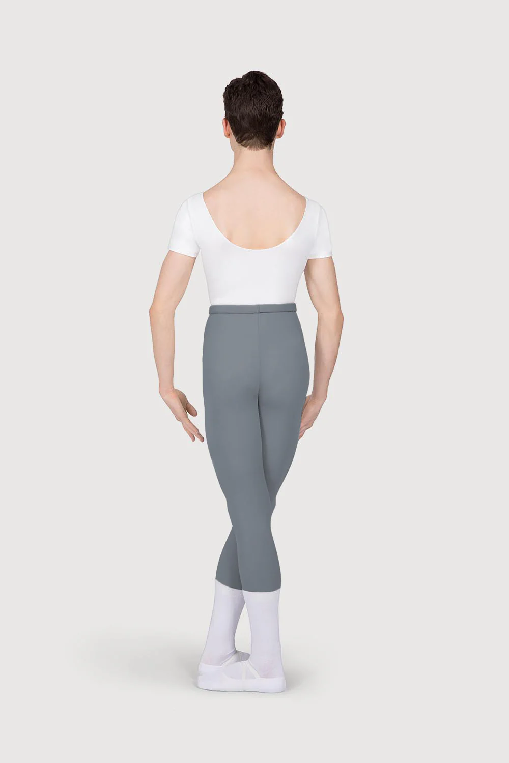 T3800HW - Bloch Verne Extra High Waist Mens Fitted Full Length Tight - Image 4