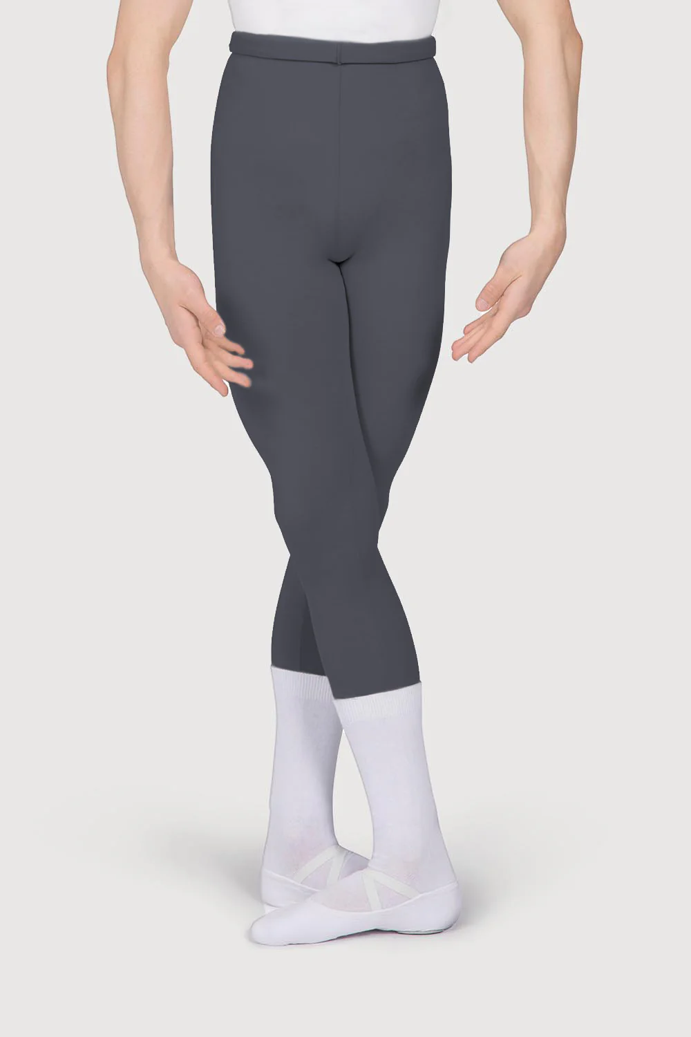 T3800HW - Bloch Verne Extra High Waist Mens Fitted Full Length Tight - Image 3
