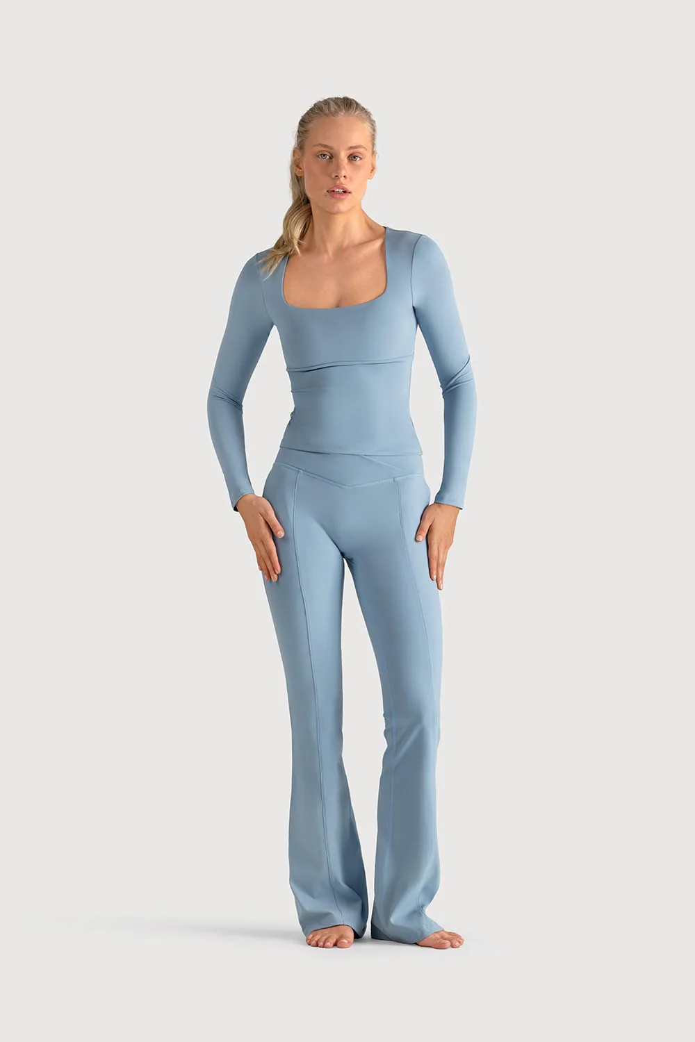 T5998Y - BLOCHeverhold™ V Shape Flare Tight Long - Image 4