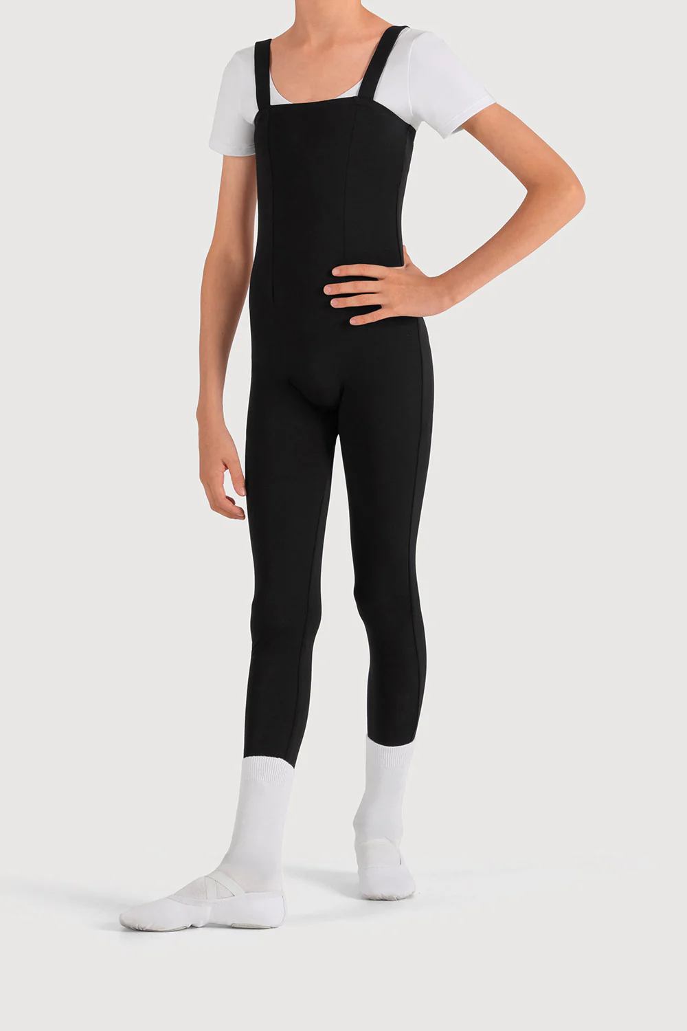 U3700B - Bloch Curtis Tank Strap Seamed Boys Unitard - Image 3