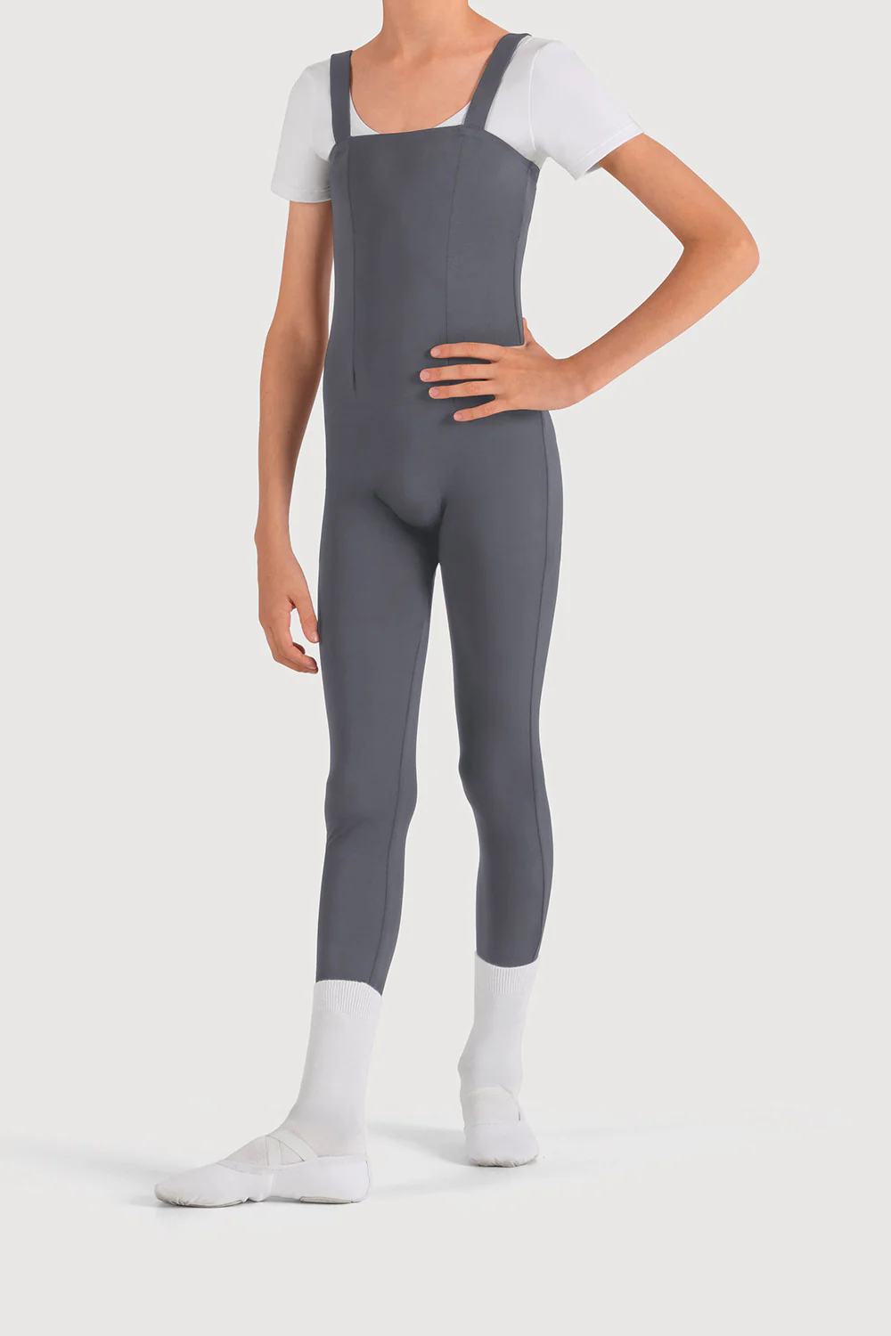 U3700B - Bloch Curtis Tank Strap Seamed Boys Unitard - Image 3