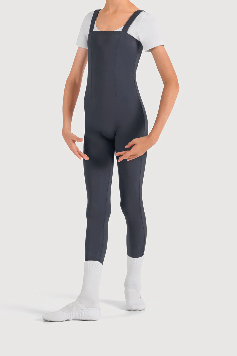 U3700B - Bloch Curtis Tank Strap Seamed Boys Unitard - Image 4