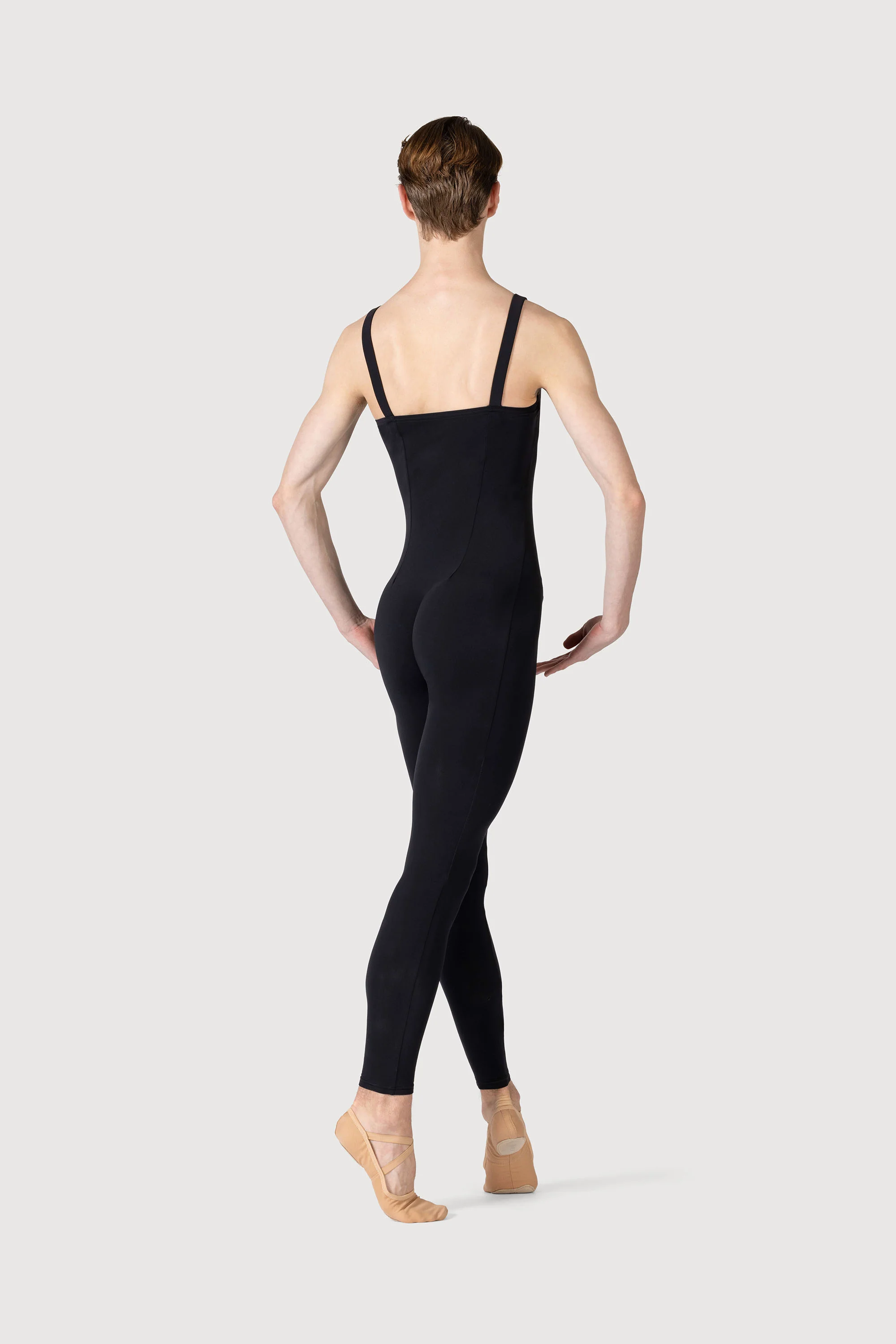U3700M - Bloch Curtis Tank Strap Seamed Mens Unitard - Image 2