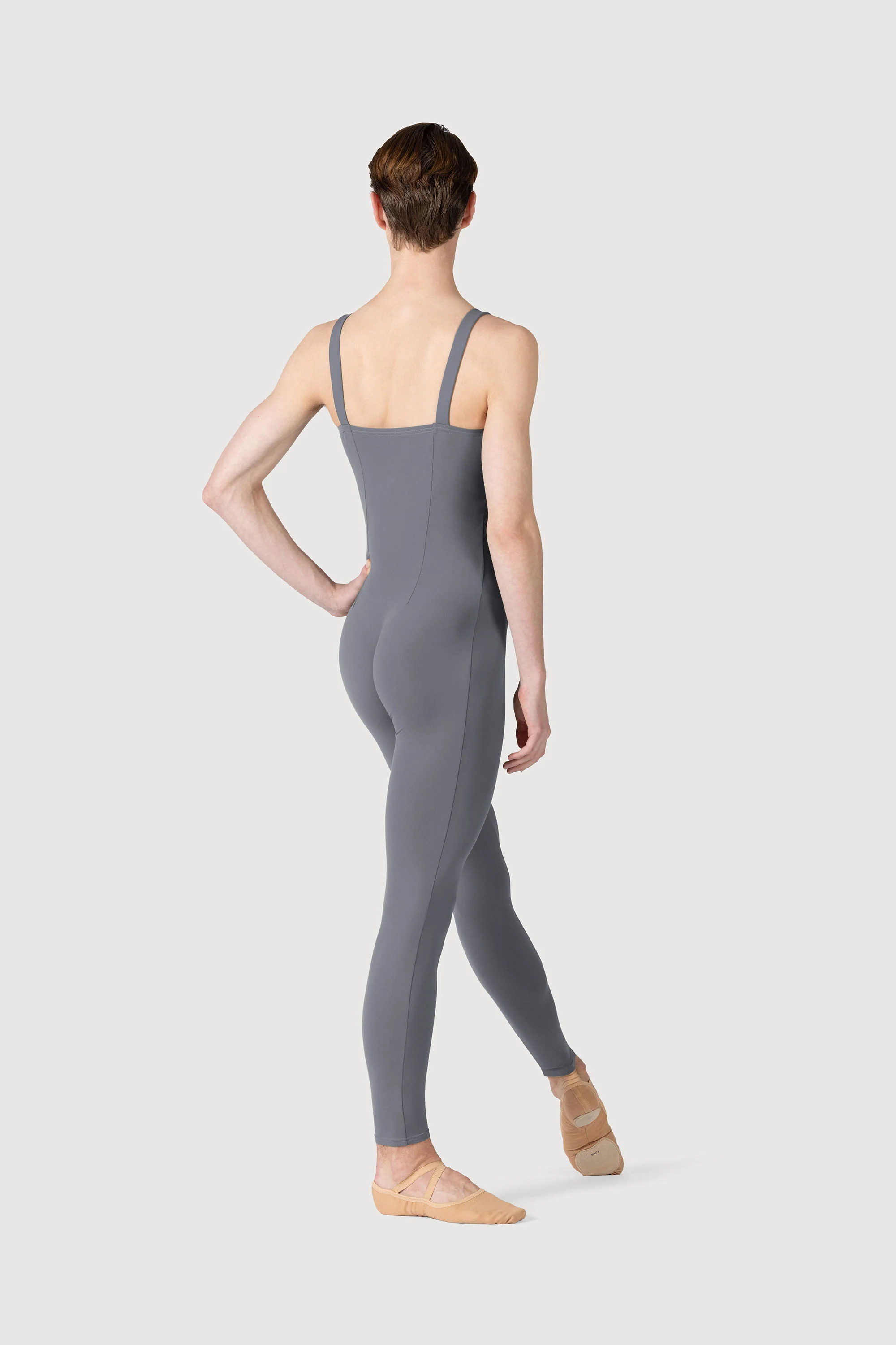 U3700M - Bloch Curtis Tank Strap Seamed Mens Unitard - Image 2