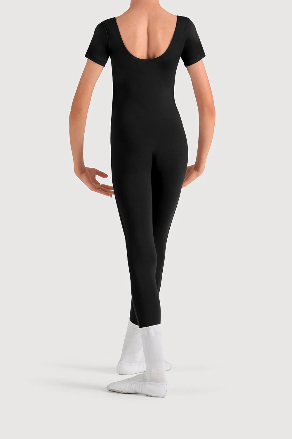 U3872B - Bloch Microlux™ Scoop Neck Cap Sleeve Boys Unitard - Image 4