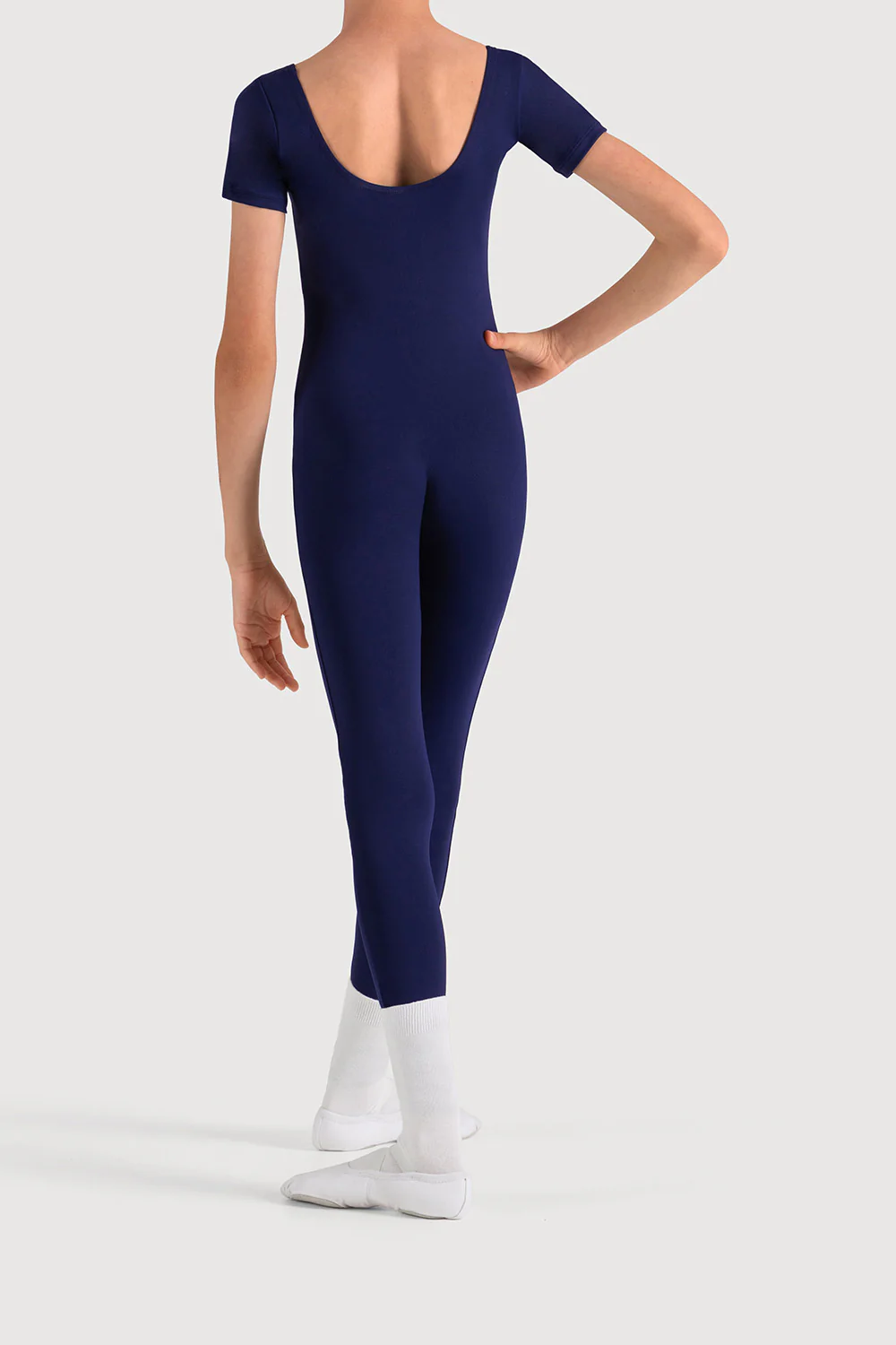 U3872B - Bloch Microlux™ Scoop Neck Cap Sleeve Boys Unitard - Image 4