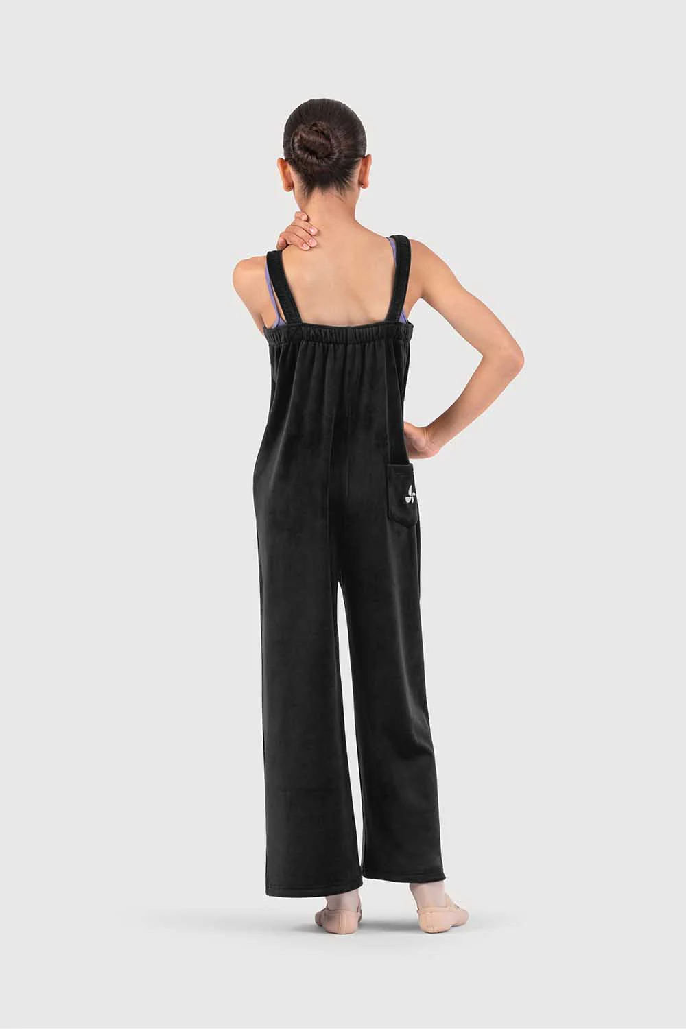 U512006G - Bloch Susan Girls Velvet Long Gumbie - Image 3
