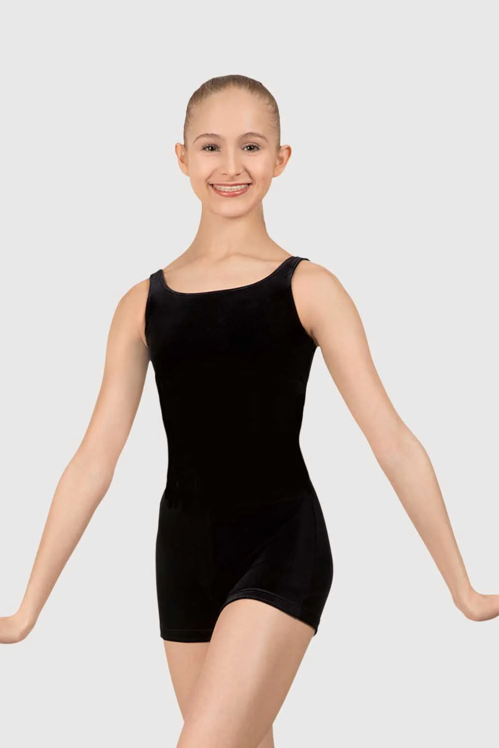 UL5138 - Leo Basic Velvet Scoop Neck Tank Tomboy