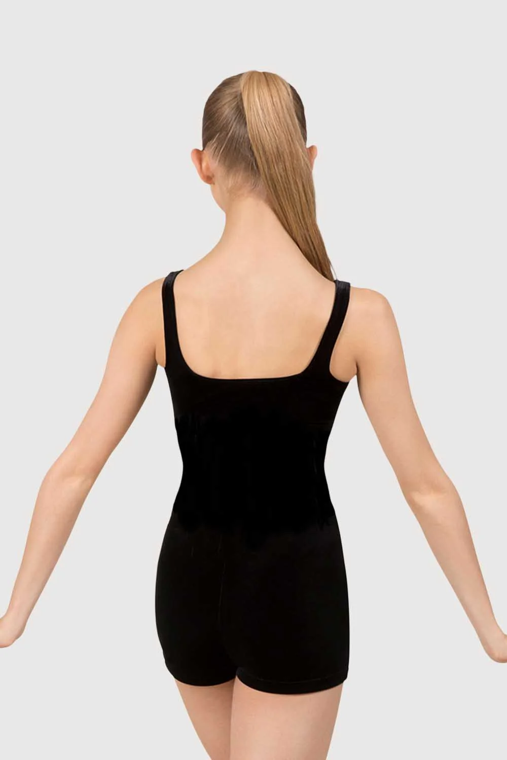 UL5138 - Leo Basic Velvet Scoop Neck Tank Tomboy - Image 2
