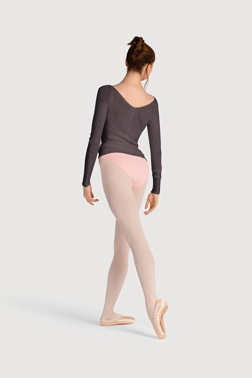 Z0105 - Bloch Kara Long Sleeve V Womens Top - Image 4