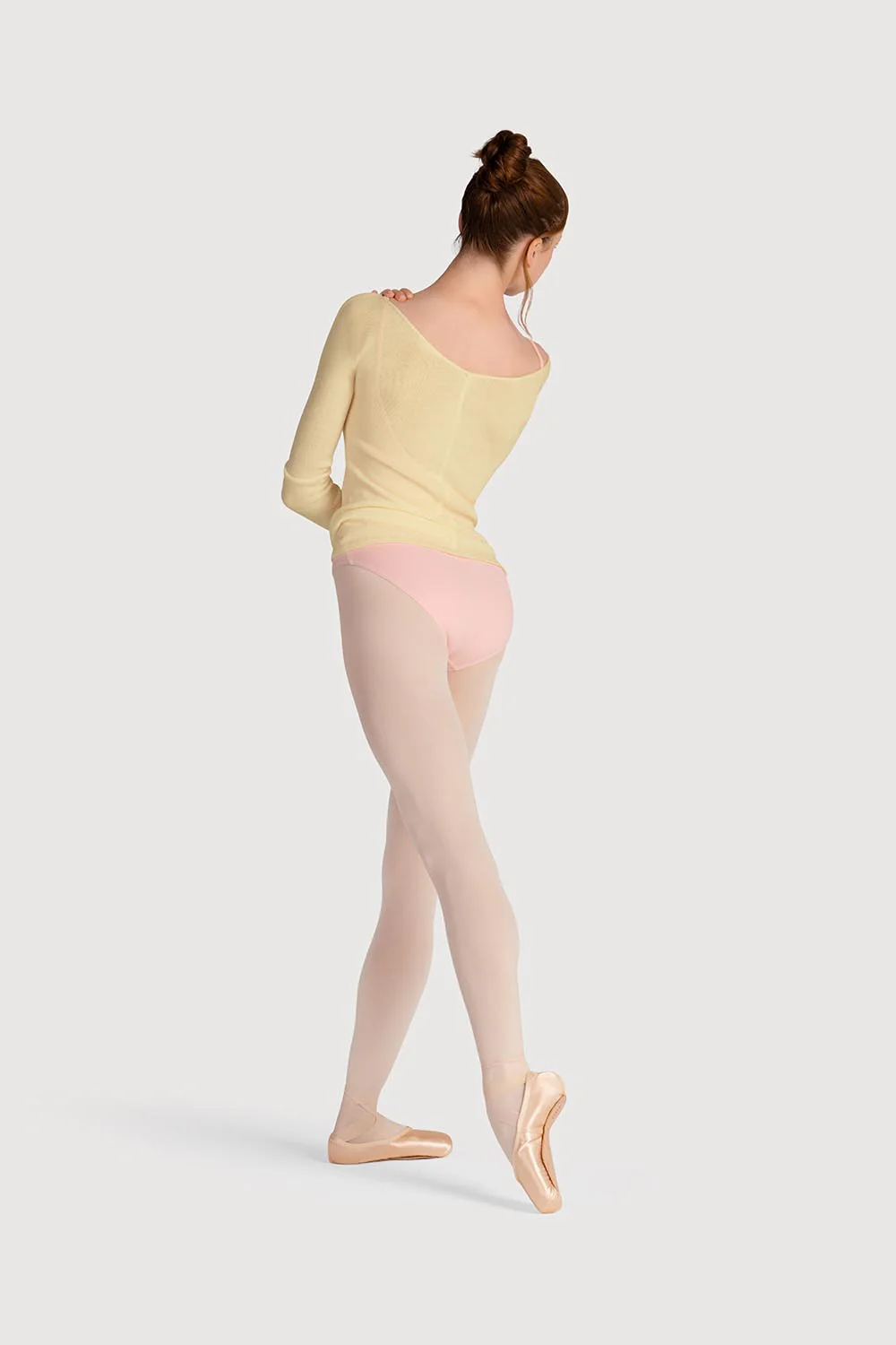 Z0105 - Bloch Kara Long Sleeve V Womens Top - Image 4