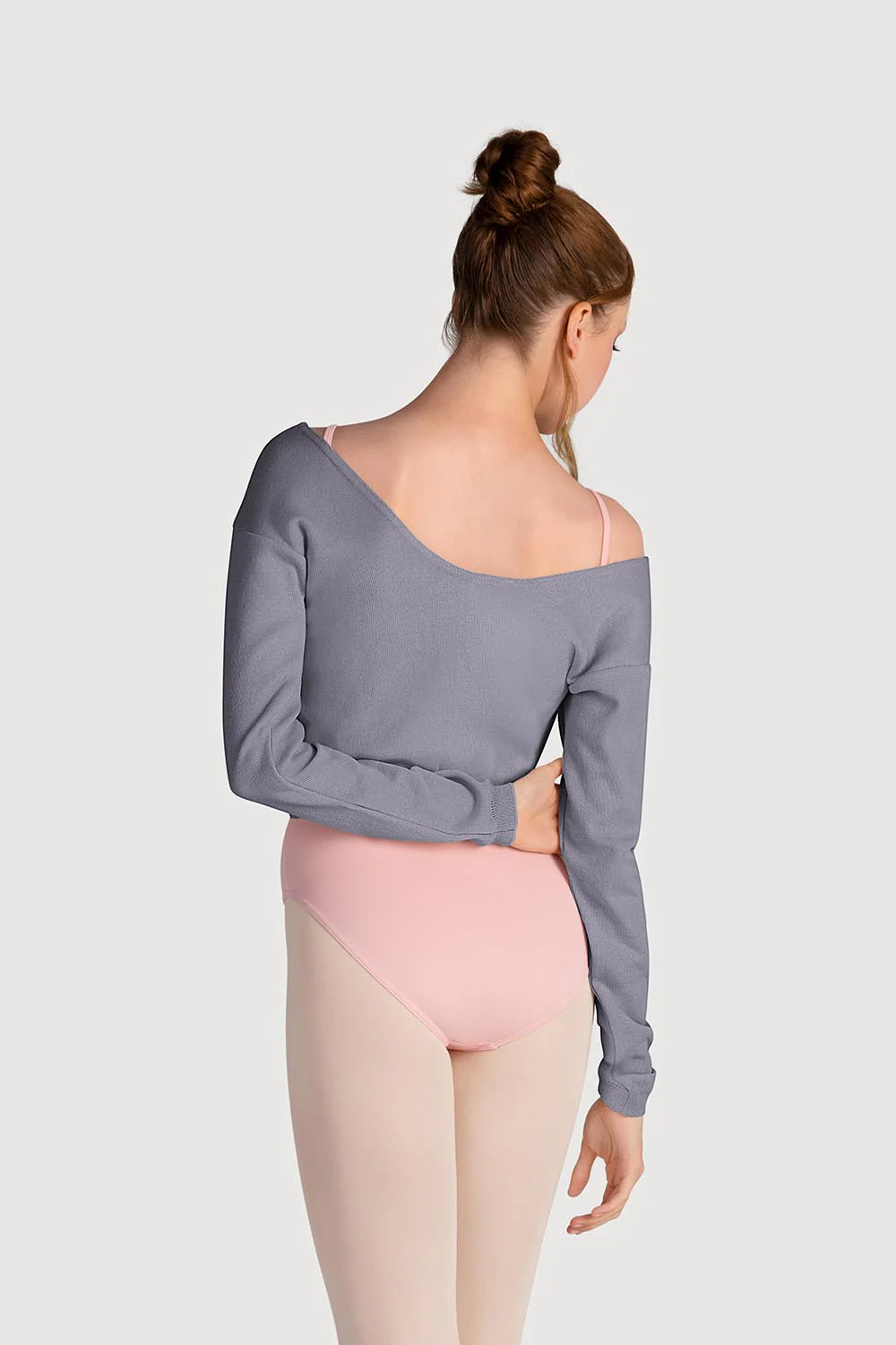 Z0143 - Bloch Overt Cropped Long Sleeve Womens Sweater - Image 3