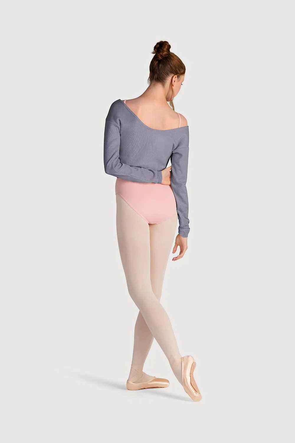 Z0143 - Bloch Overt Cropped Long Sleeve Womens Sweater - Image 4