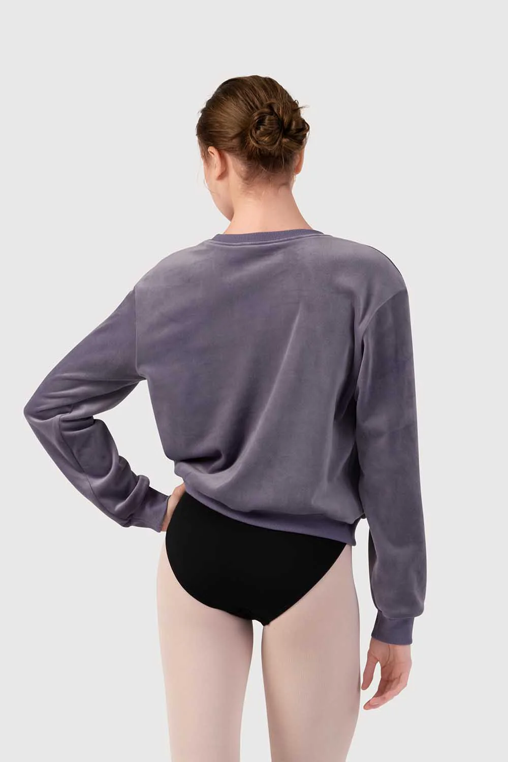 Z530015 - Bloch Caroline Womens Velvet Crew Jumper - Image 4