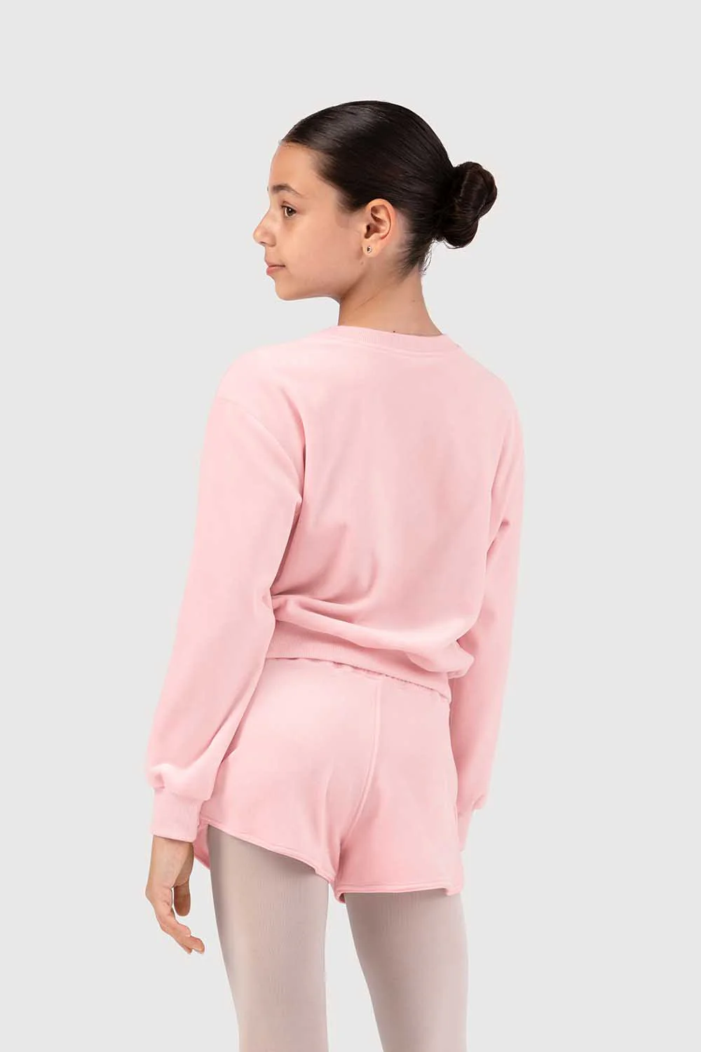 Z530016G - Bloch Lily Girls Velvet Crew Jumper - Image 2