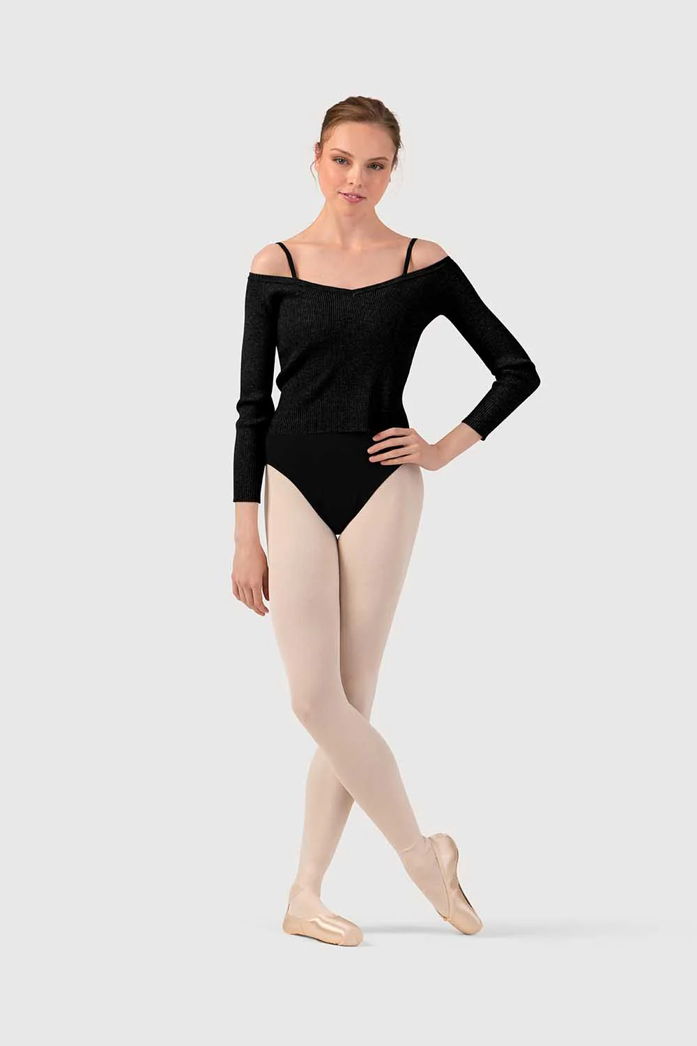 Z530017 - Bloch Lyra Knit Womens Long Sleeve Sweater - Image 3