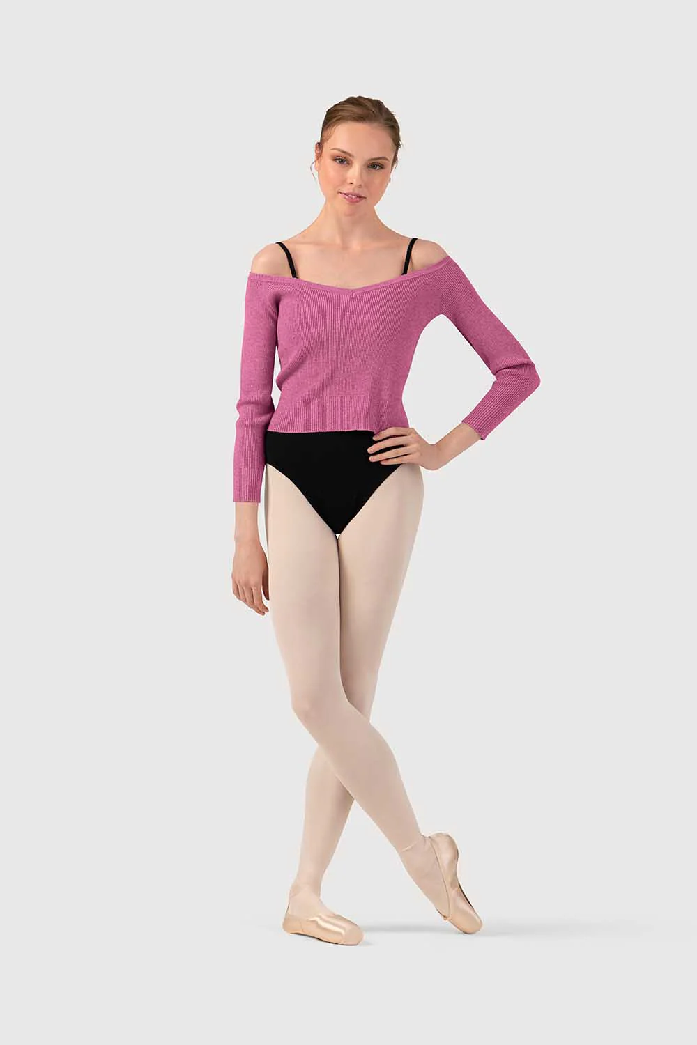 Z530017 - Bloch Lyra Knit Womens Long Sleeve Sweater - Image 3