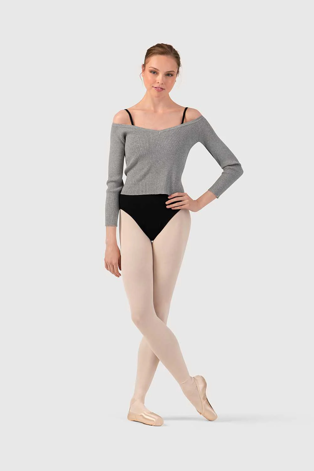 Z530017 - Bloch Lyra Knit Womens Long Sleeve Sweater - Image 3