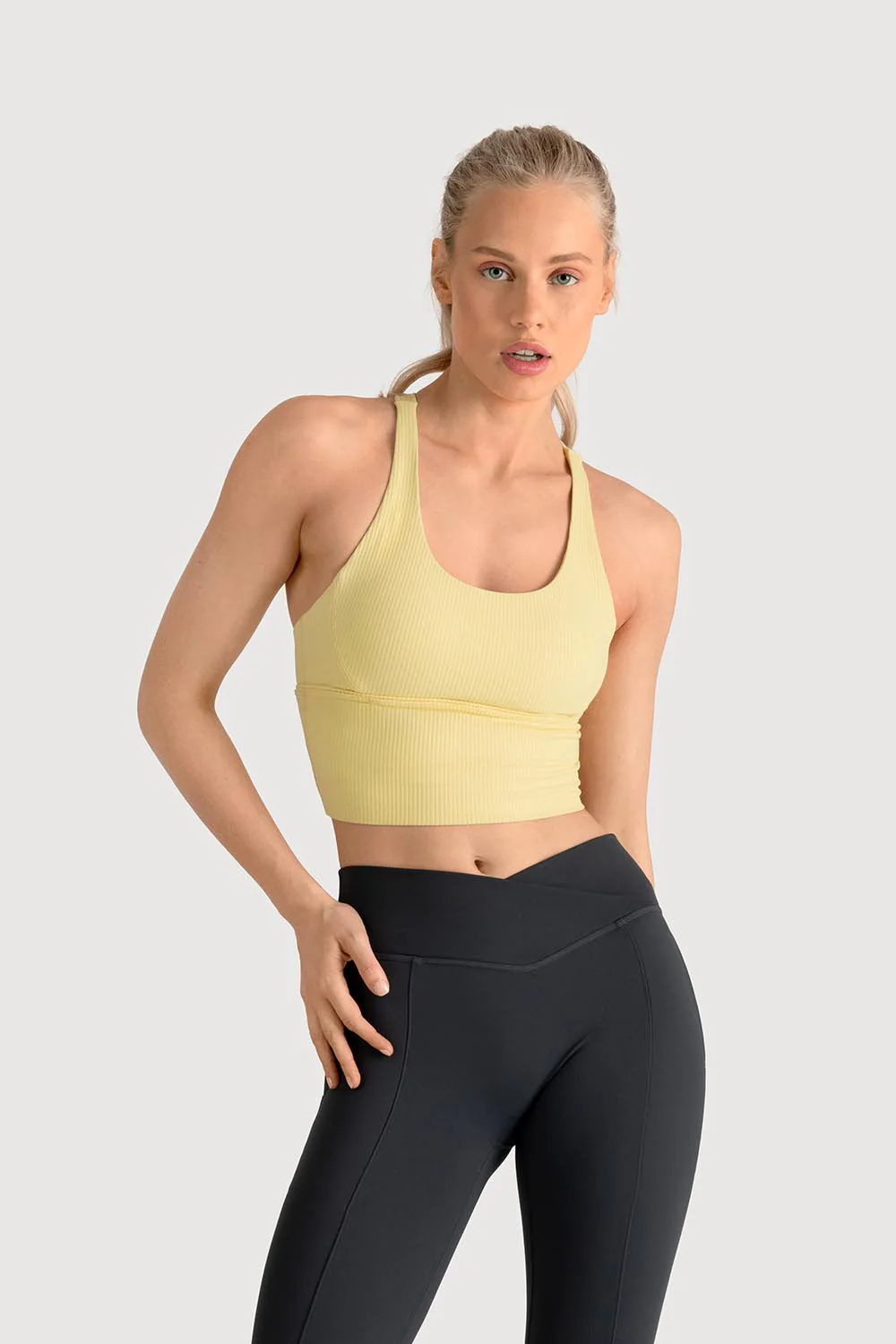 Z5480Y - Rib Sports Bra Top - Image 2