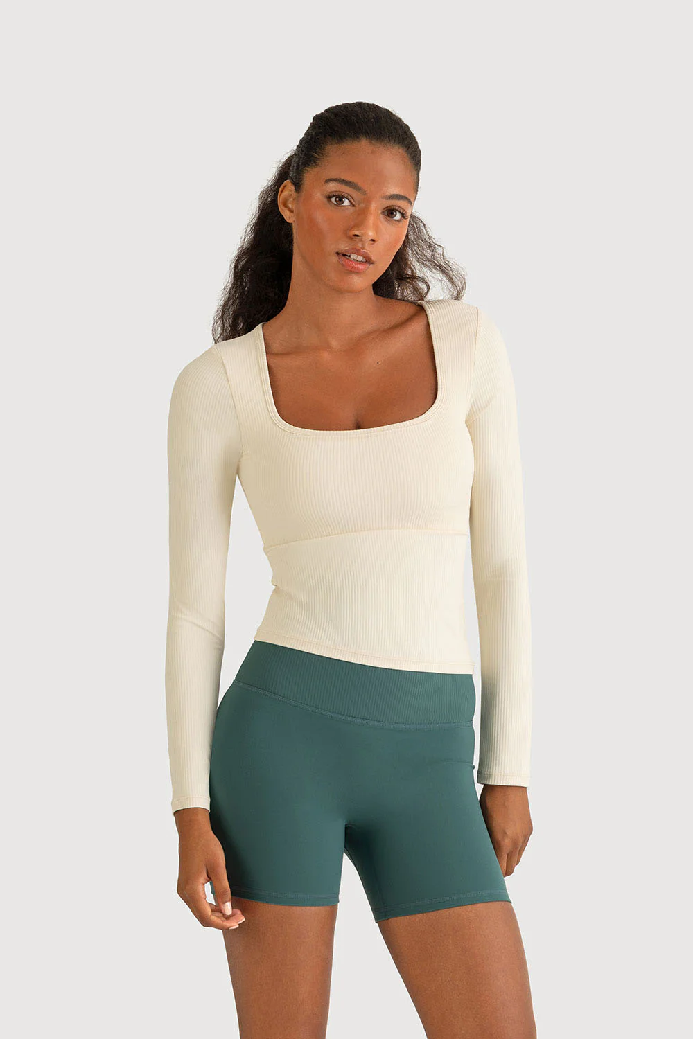 Z5683Y - Rib Essential Long Sleeve Top